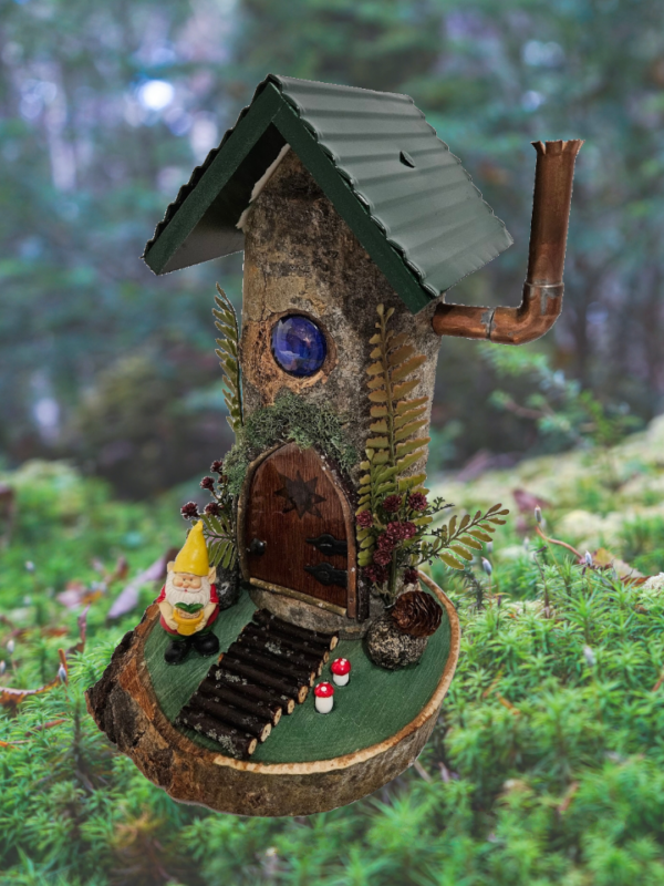 Peaked Green Tin Roof